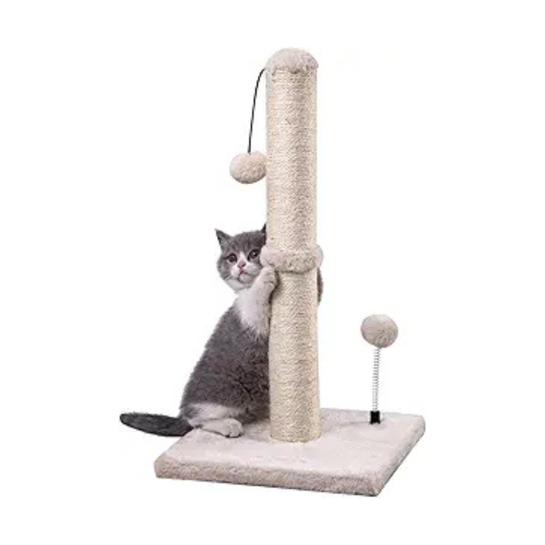 Catzy Tower - Oszlop Alakú Kaparófa Labdával (88cm)