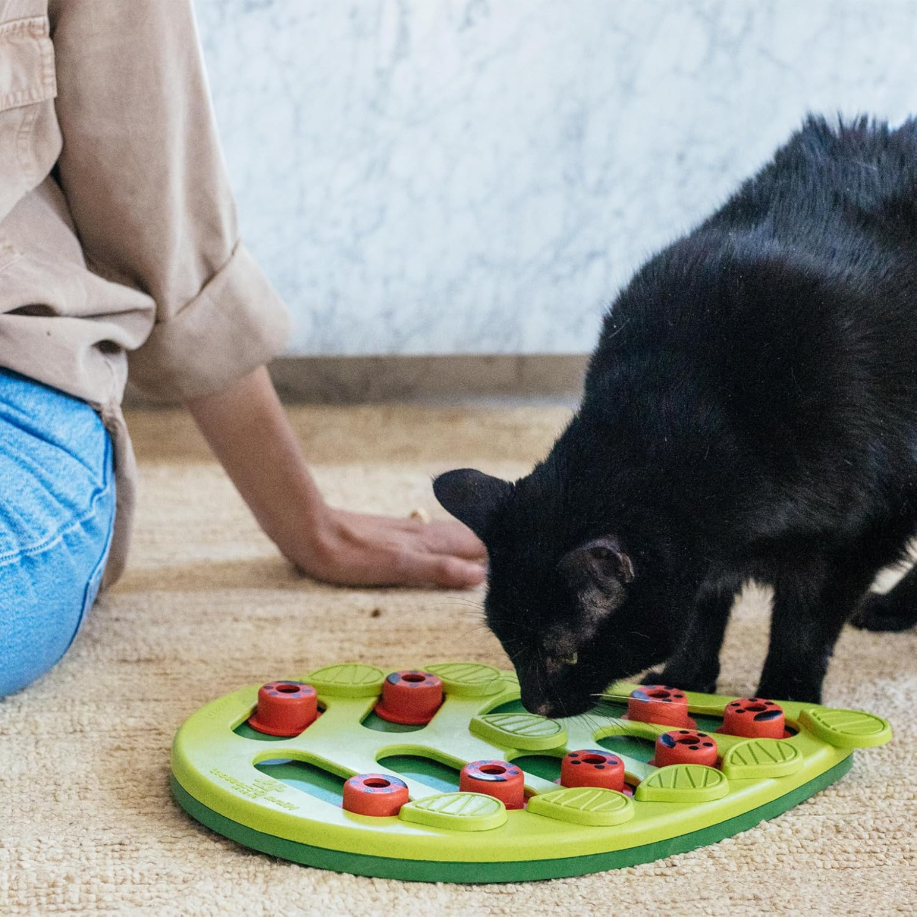 Catzy IQ Puzzle – Interaktív Jutalomfalat Kereső Macskajáték