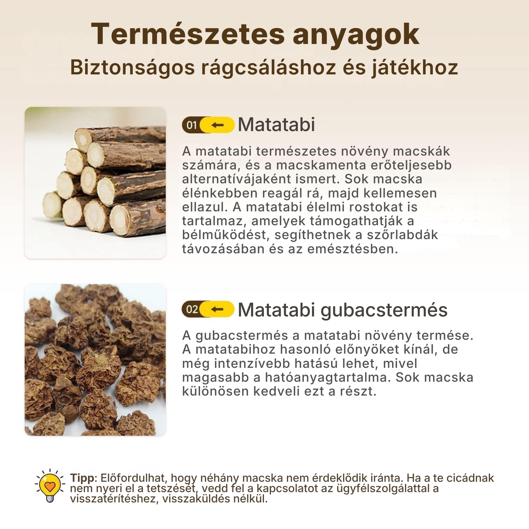 Catzy Dental Pro – Természetes Matatabi Fogtisztító Macskajáték