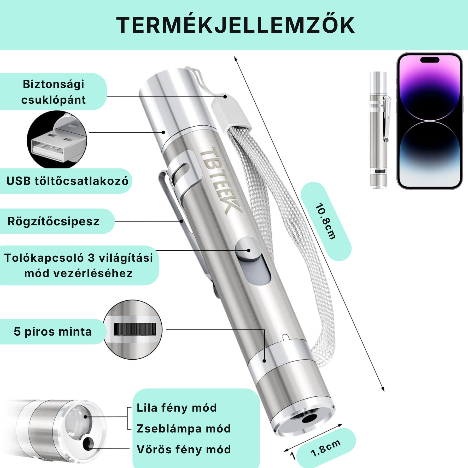 PurrHunter Laser – Interaktív lézeres játék macskáknak