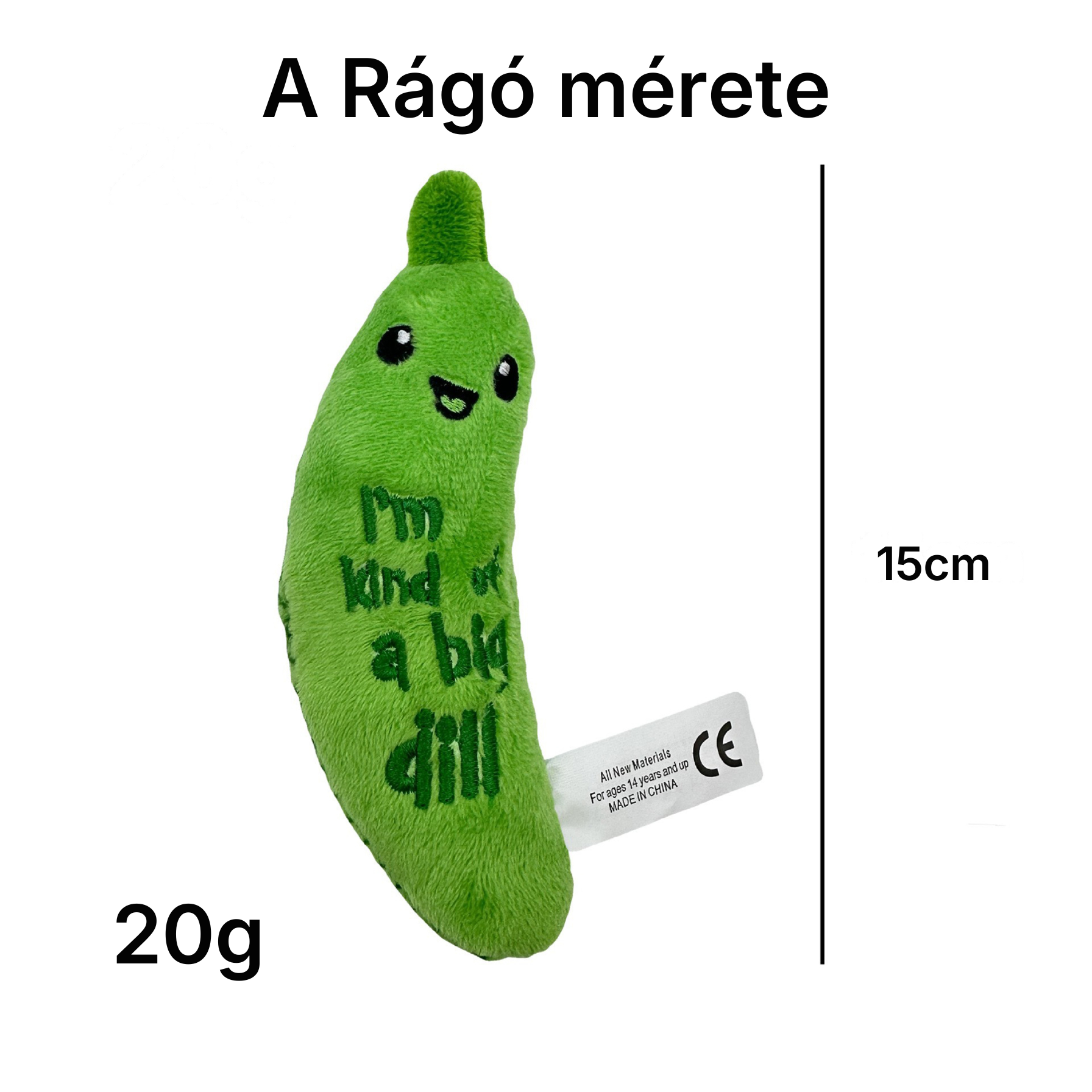 Catzy Veggie – Plüss Rágó Macskajáték