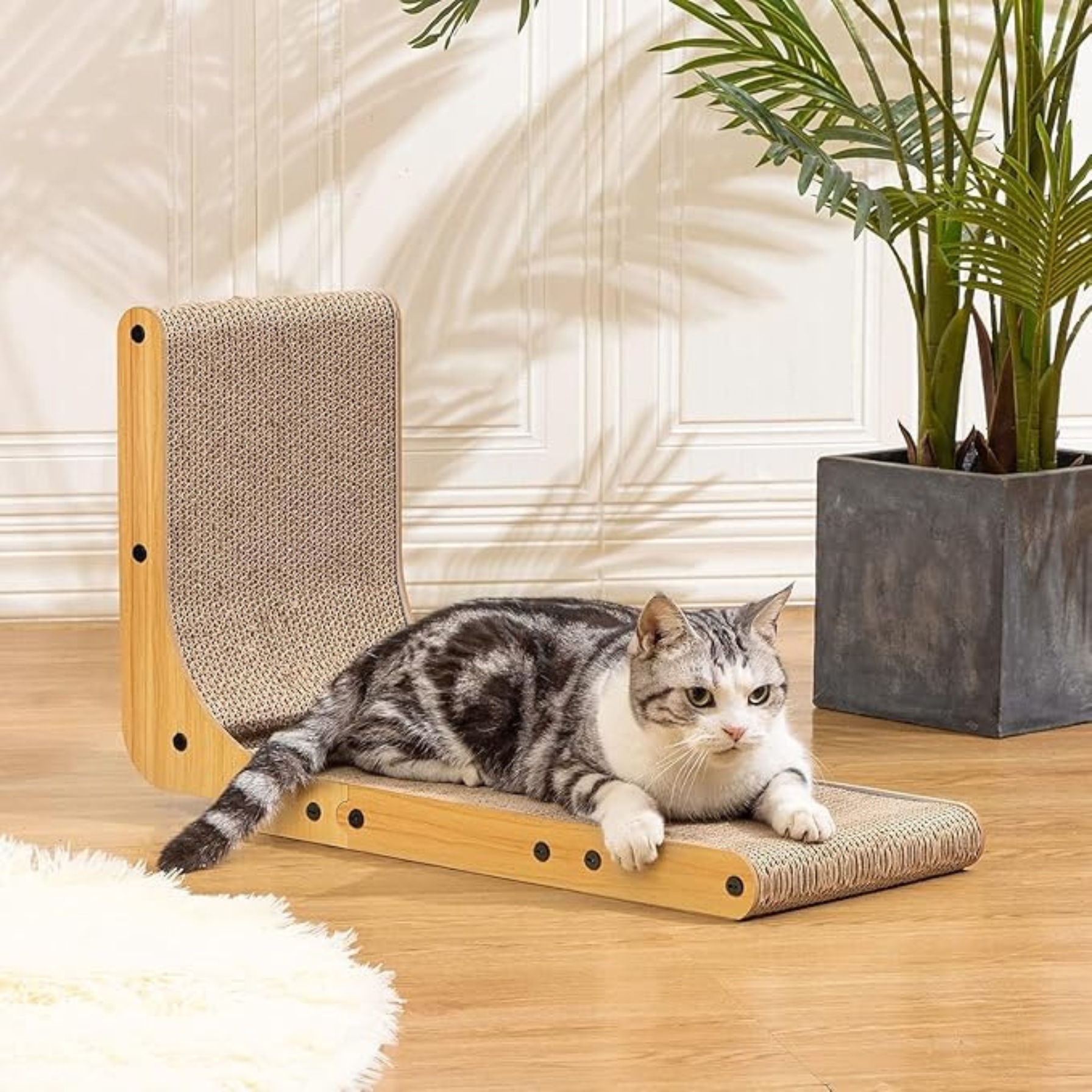 Catzy Scratcher - Bútorvédő Kaparófa Macskajáték