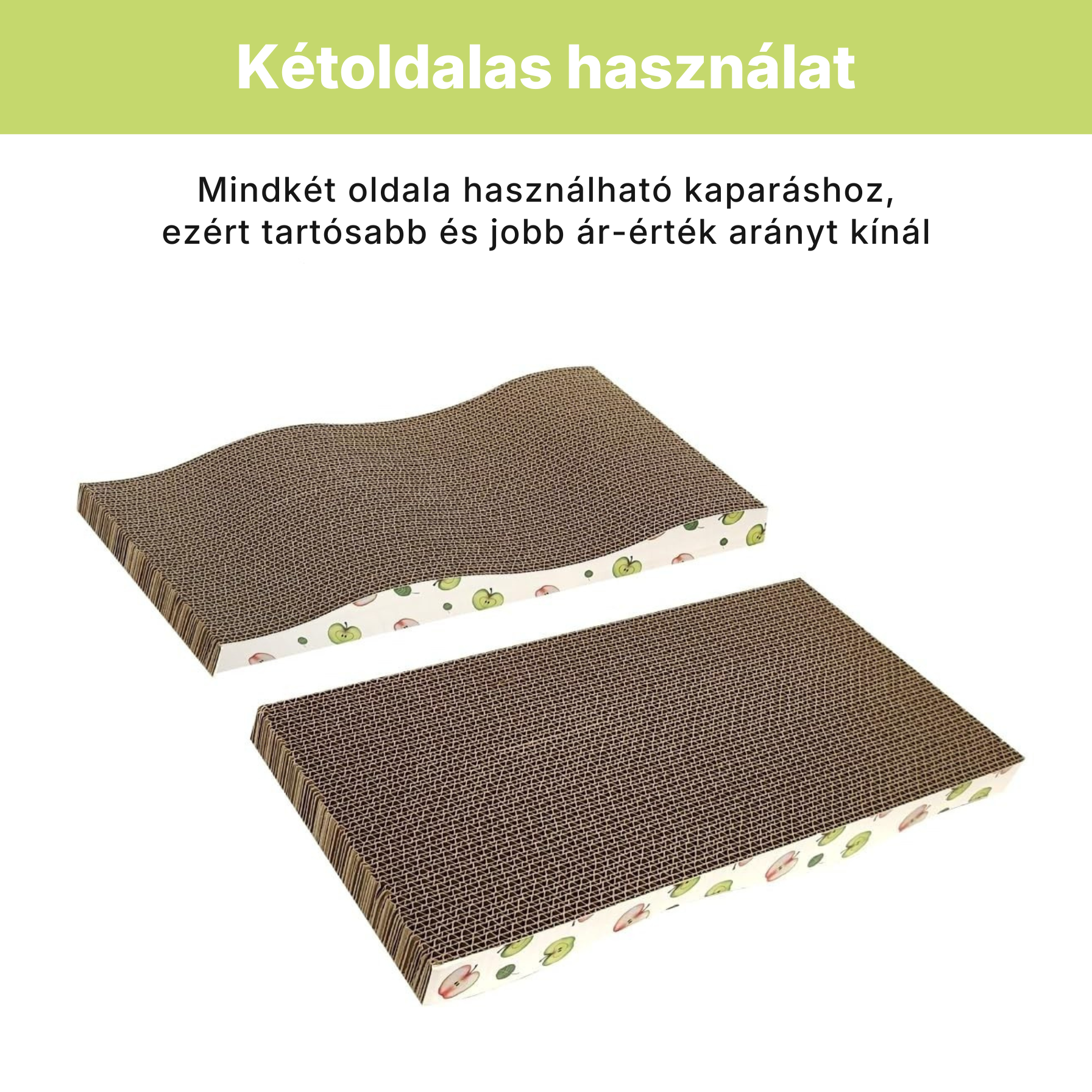 Catzy Wave Scratcher - Vízszintes Bútorvédő Hullám Kaparófa