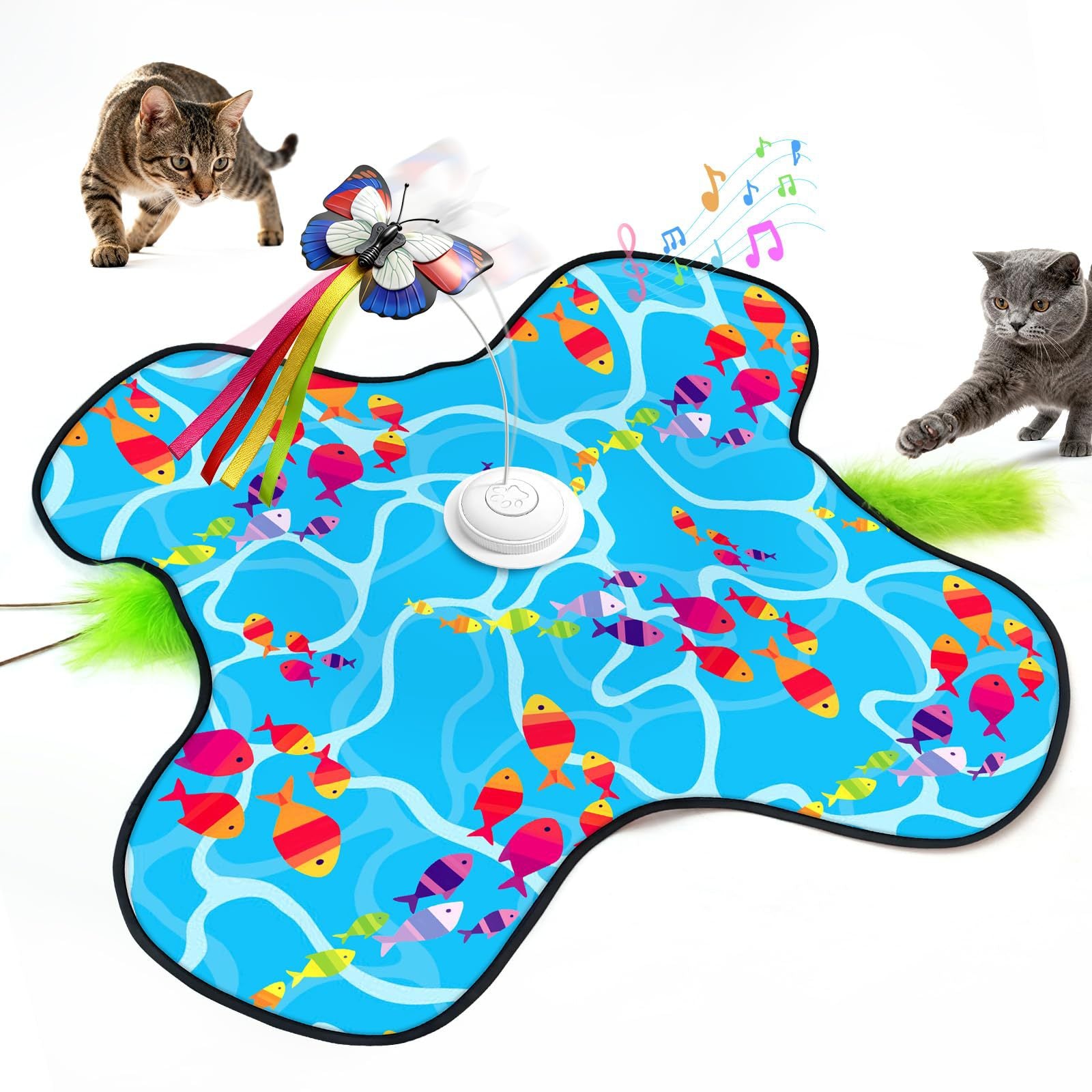 PurrHunter Arena – Többfunkciós Interaktív Automata Vadász Macskajáték
